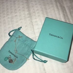 Tiffany & CO Mini Double Heart Tag Pendant